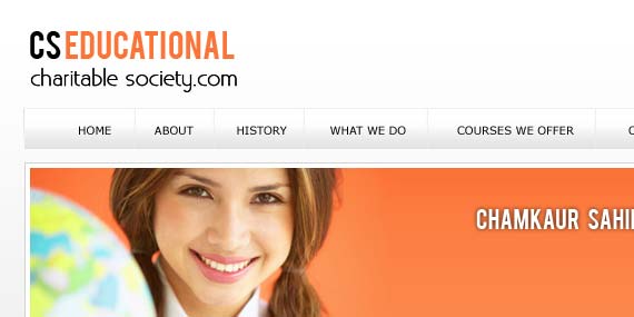 CS Educational Society - Web design